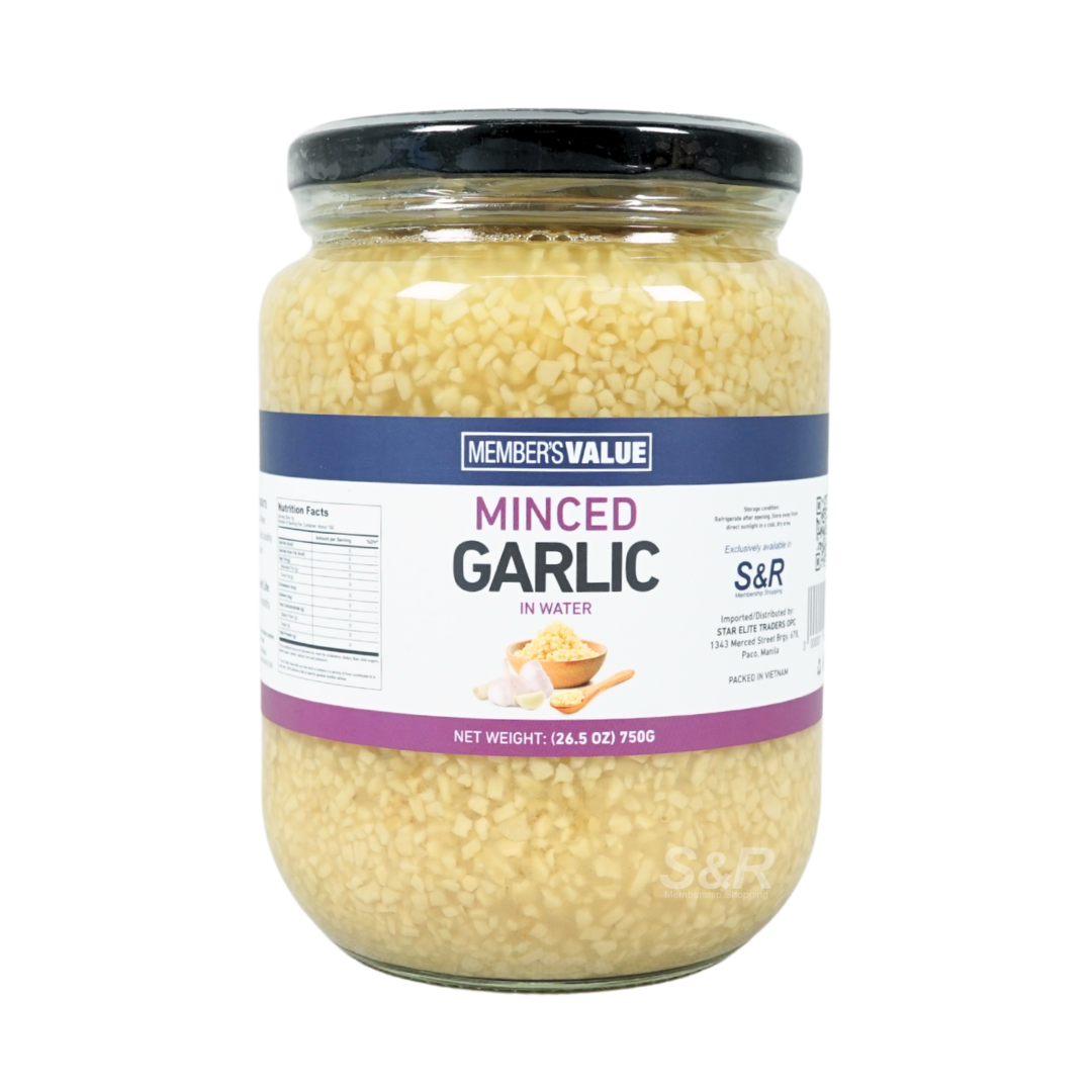 Member's Value Minced Garlic in Water 750g